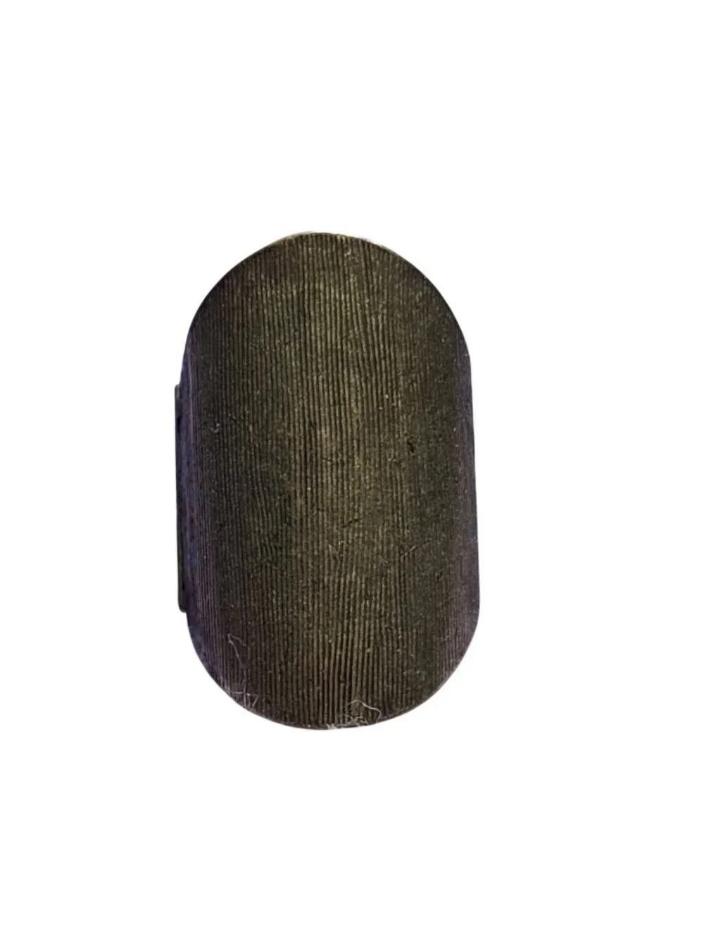 Textured Antiqued Goldtone Stretchy Ring